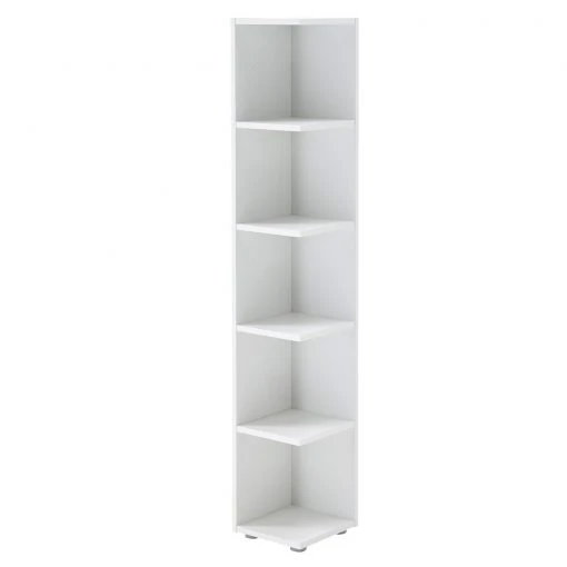 Eckregal - weiß - 142 cm hoch 4 Eckregal - weiß - 142 cm hoch -Wohnzimmer Verkäufe 0153001900 1600Wx1600H