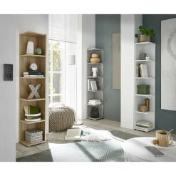 Eckregal - Sonoma Eiche - 142 cm hoch -Wohnzimmer Verkäufe 0153001902 06 1600Wx1600H