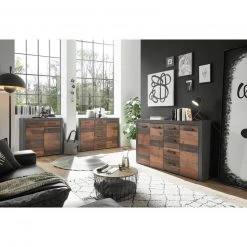 Kommode - Old Wood Vintage - Matera - 2 Türen - 135 cm -Wohnzimmer Verkäufe 0153008900 06 1600Wx1600H