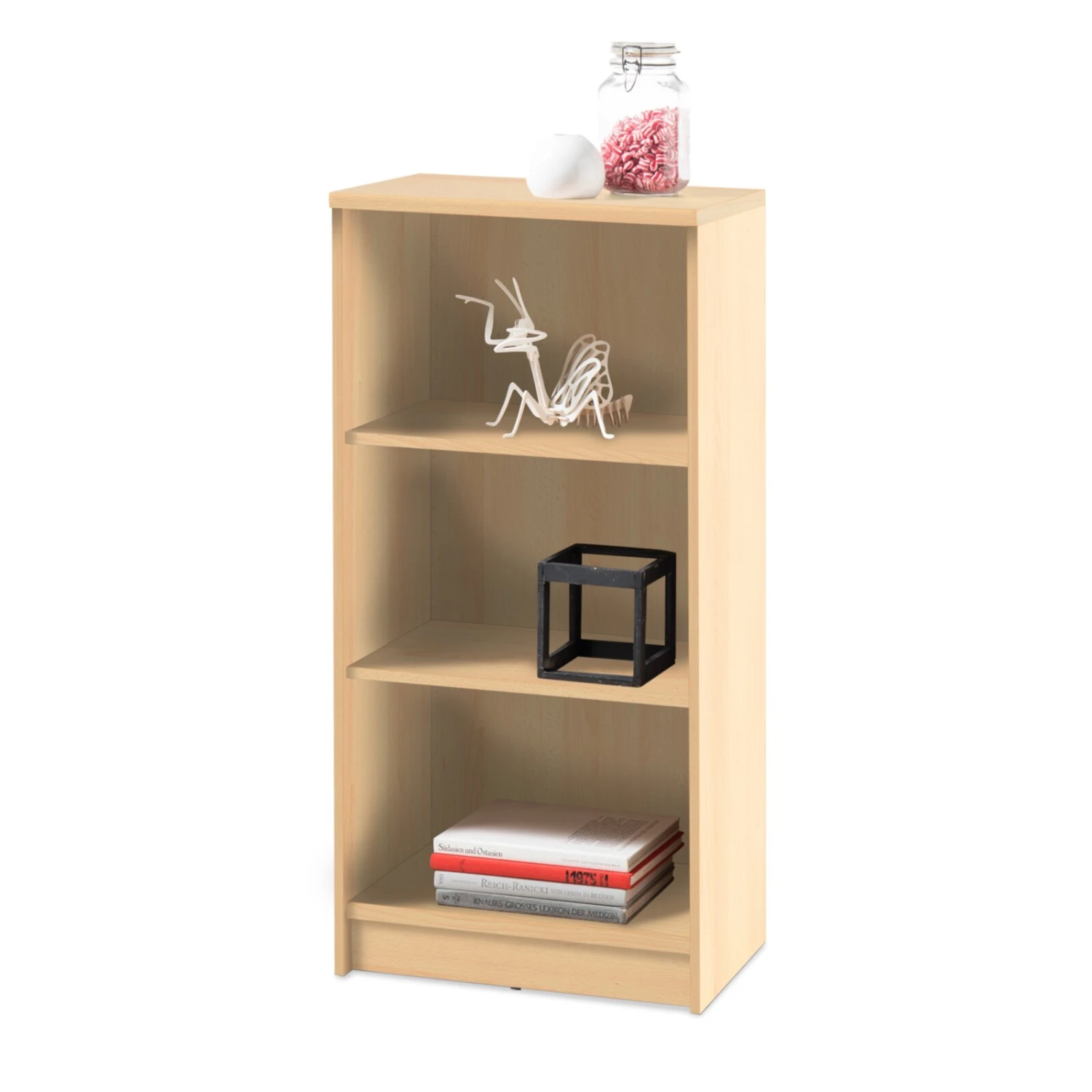 Standregal - Buche - 54 cm breit 1 Standregal - Buche - 54 cm breit