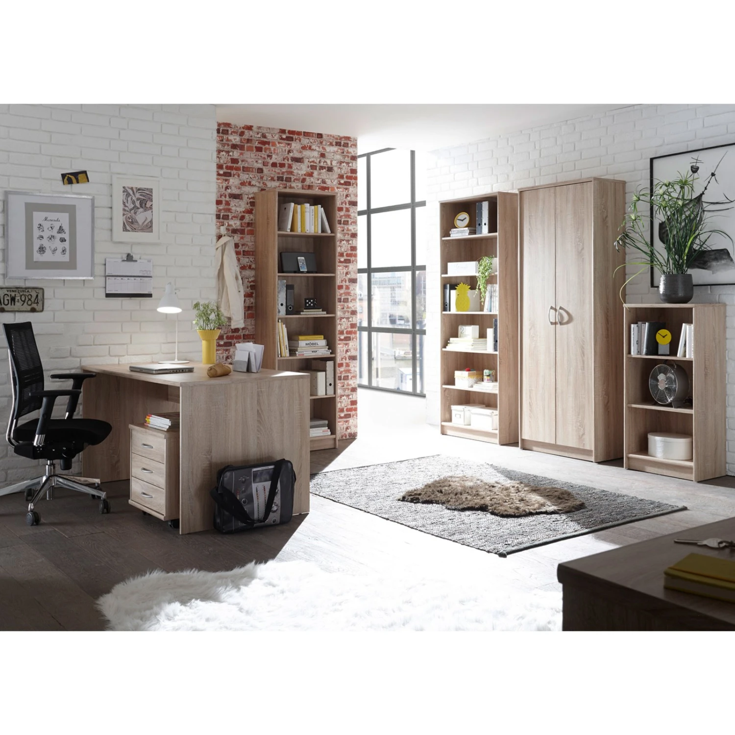 Rega - Sonoma Eiche - 5 Einlegeböden - 72 cm breit 2 Rega - Sonoma Eiche - 5 Einlegeböden - 72 cm breit – Bild 2