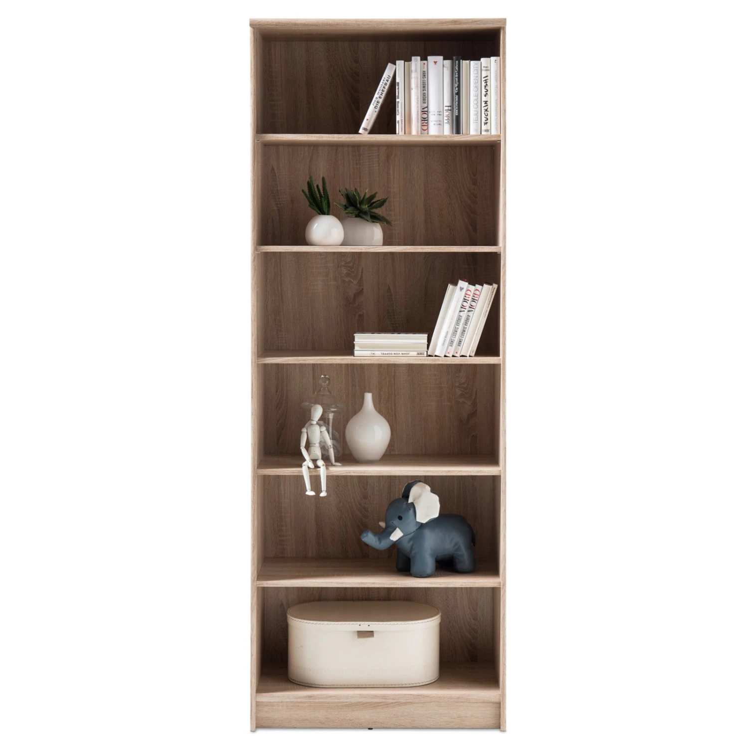 Rega - Sonoma Eiche - 5 Einlegeböden - 72 cm breit 1 Rega - Sonoma Eiche - 5 Einlegeböden - 72 cm breit