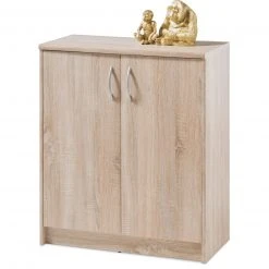 Kommode - Sonoma Eiche - 2 Türen - 74 cm