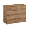 Kommode - Artisan Eiche - 5 Schubkästen - 80 cm