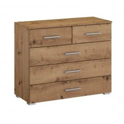 Kommode - Artisan Eiche - 5 Schubkästen - 80 cm
