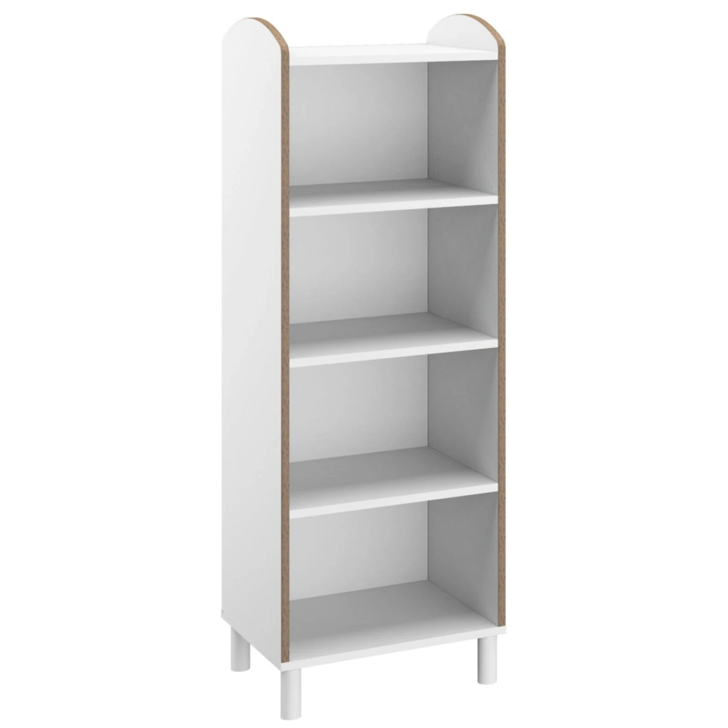 Regalelement - alpinweiß - 4 Fächer - 47 cm 1 Regalelement - alpinweiß - 4 Fächer - 47 cm