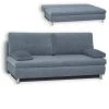 Boxspringsofa - blaugrau - Tonnentaschen-Federkern