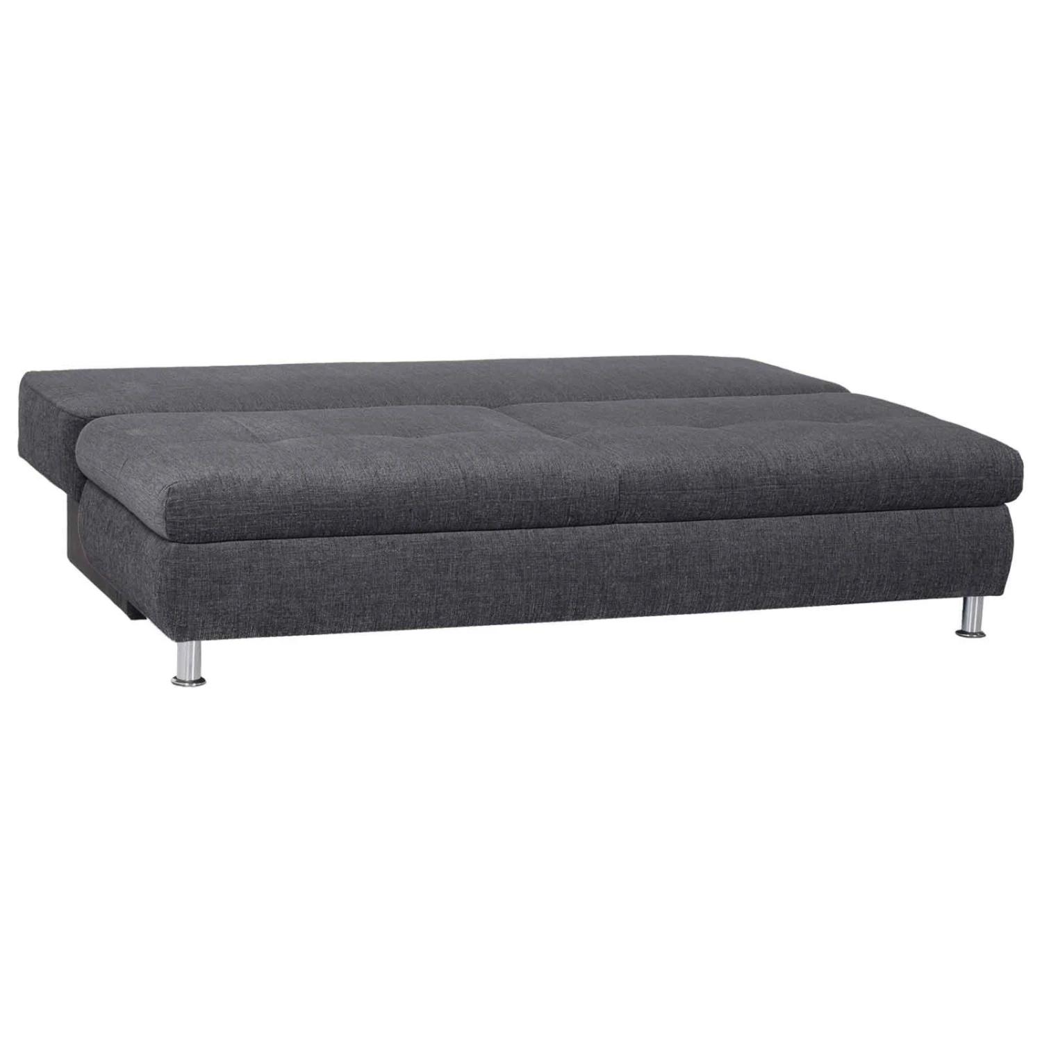 Boxspringsofa - schwarz - Tonnentaschen-Federkern 2 Boxspringsofa - schwarz - Tonnentaschen-Federkern – Bild 2