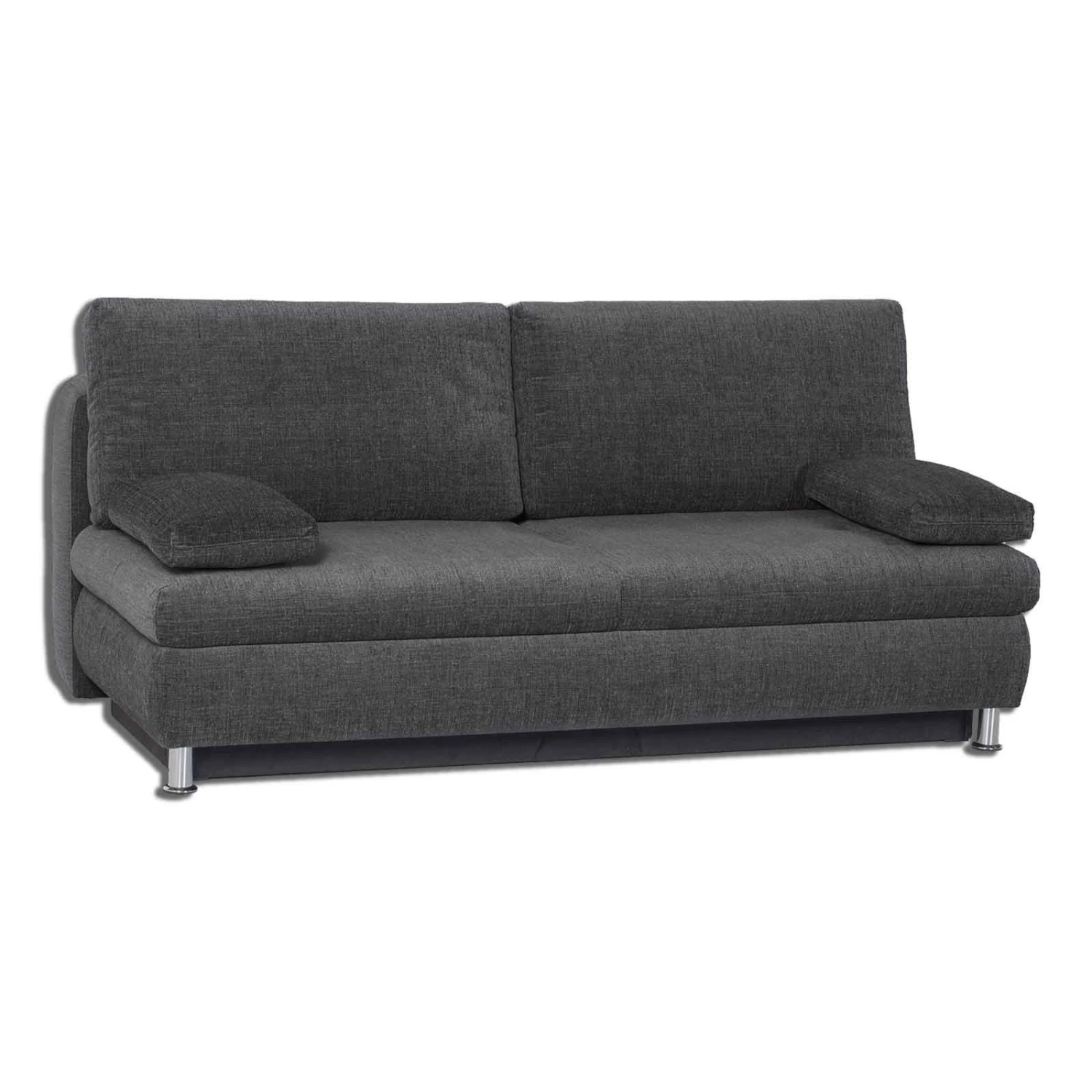 Boxspringsofa - schwarz - Tonnentaschen-Federkern 3 Boxspringsofa - schwarz - Tonnentaschen-Federkern – Bild 3