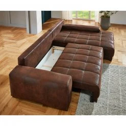 Ecksofa - dunkelbraun - mit Liegefunktion -Wohnzimmer Verkäufe 0255007700 06 1600Wx1600H