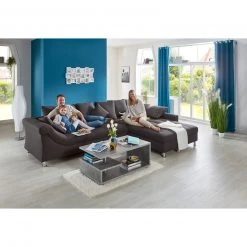 Ecksofa - anthrazit - beidseitig montierbar -Wohnzimmer Verkäufe 0255008200 04 1600Wx1600H