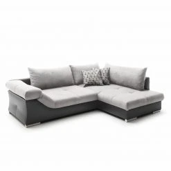 Ecksofa - silber-anthrazit - beidseitig montierbar - 286 cm breit 9 Ecksofa - silber-anthrazit - beidseitig montierbar - 286 cm breit -Wohnzimmer Verkäufe 0255009800 09 1600Wx1600H