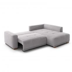 Ecksofa - silber - inklusive Liegefunktion und Bettkasten -Wohnzimmer Verkäufe 0255009901 04 1600Wx1600H