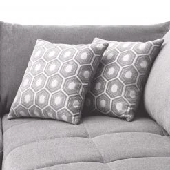 Ecksofa - silber - inklusive Liegefunktion und Bettkasten -Wohnzimmer Verkäufe 0255009901 06 1600Wx1600H