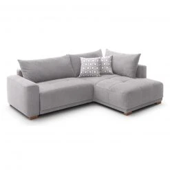 Ecksofa - silber - inklusive Liegefunktion und Bettkasten -Wohnzimmer Verkäufe 0255009901 09 1600Wx1600H