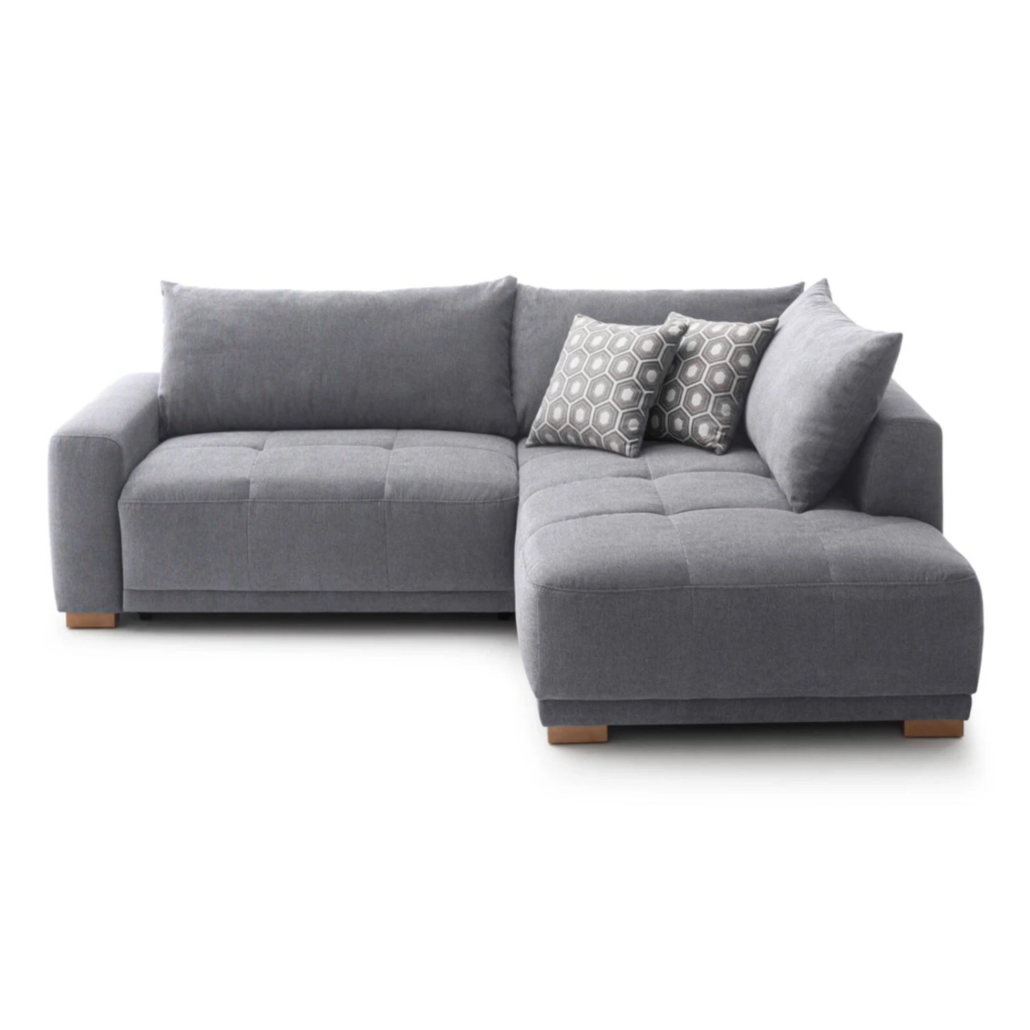 Ecksofa - melange - inklusive Liegefunktion und Bettkasten 3 Ecksofa - melange - inklusive Liegefunktion und Bettkasten – Bild 3