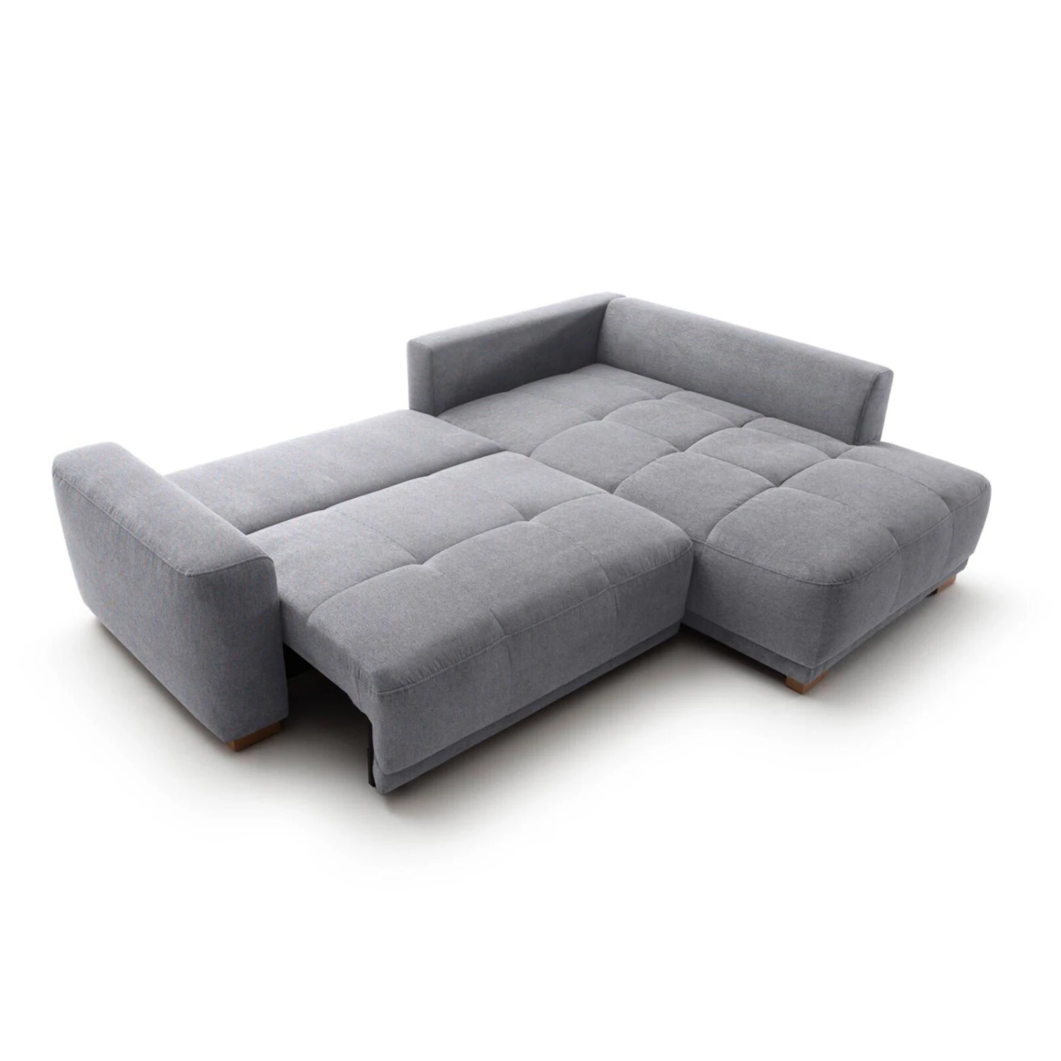 Ecksofa - melange - inklusive Liegefunktion und Bettkasten 4 Ecksofa - melange - inklusive Liegefunktion und Bettkasten – Bild 4