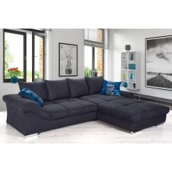 Ecksofa - graphit - inklusive Kissen -Wohnzimmer Verkäufe 0255010700 03 1600Wx1600H