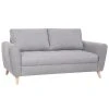 3-Sitzer-Sofa - grau - Webstoff