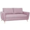 3-Sitzer-Sofa - rosa - Webstoff