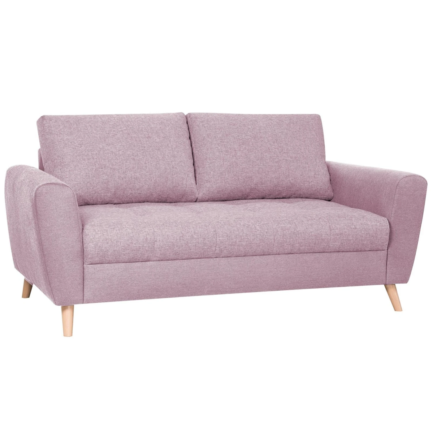 3-Sitzer-Sofa - rosa - Webstoff 1 3-Sitzer-Sofa - rosa - Webstoff