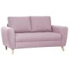 2-Sitzer-Sofa - rosa - Webstoff