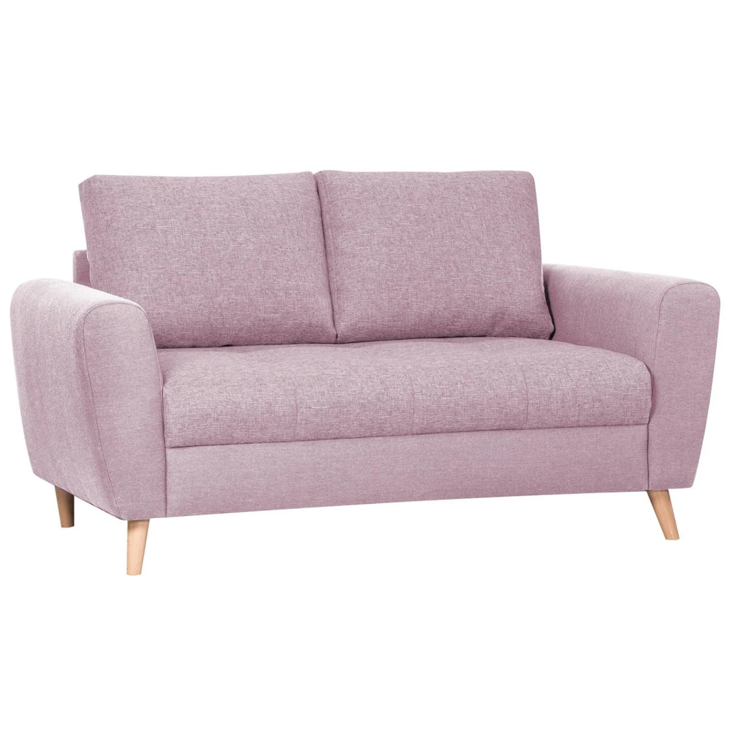 2-Sitzer-Sofa - rosa - Webstoff 1 2-Sitzer-Sofa - rosa - Webstoff