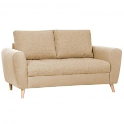 2-Sitzer-Sofa - senfgelb - Webstoff