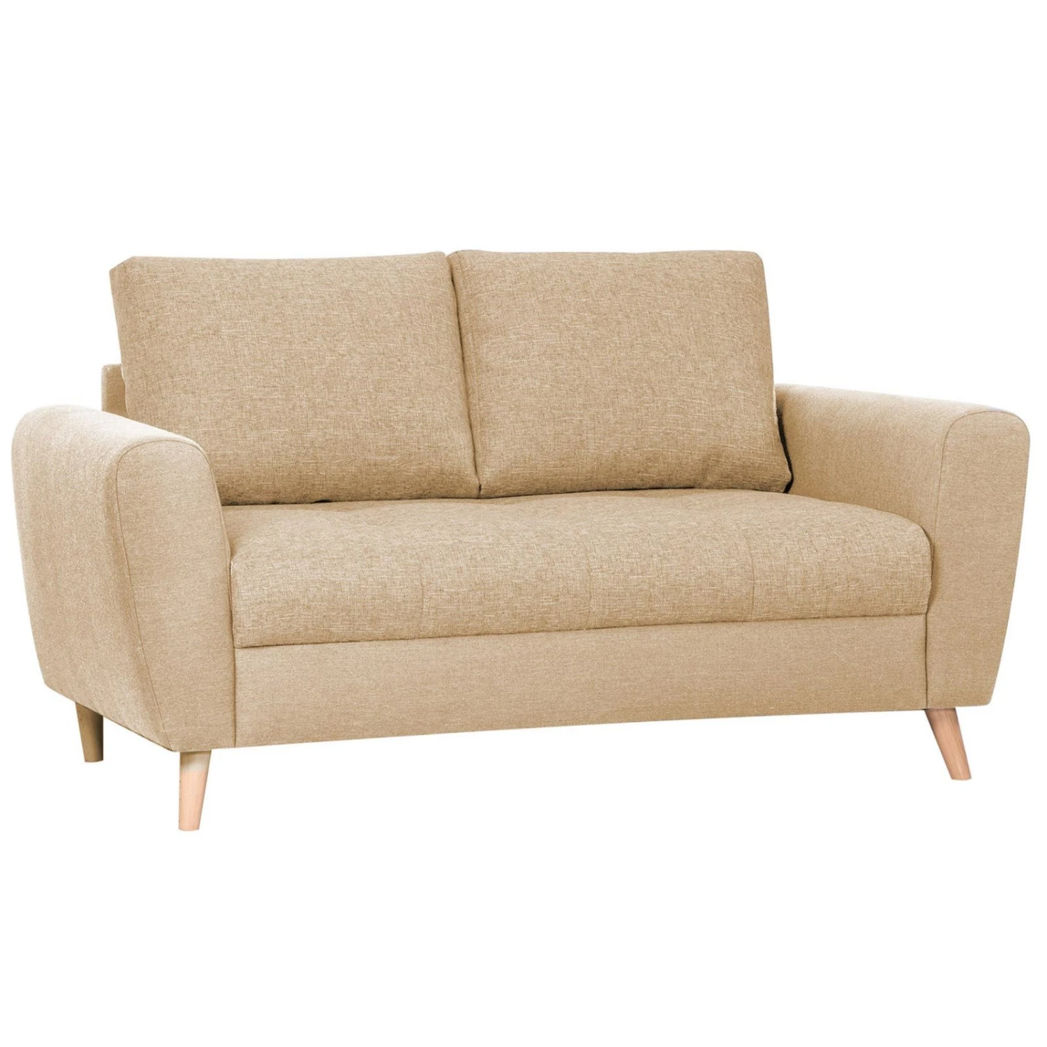 2-Sitzer-Sofa - senfgelb - Webstoff 1 2-Sitzer-Sofa - senfgelb - Webstoff