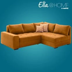Ella@HOME Boxspringsofa - safran - Dauerschläfer