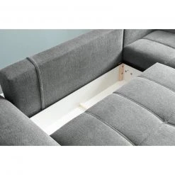 Ecksofa - anthrazit - Webstoff - Dauerschläfer -Wohnzimmer Verkäufe 0255014900 05 1600Wx1600H