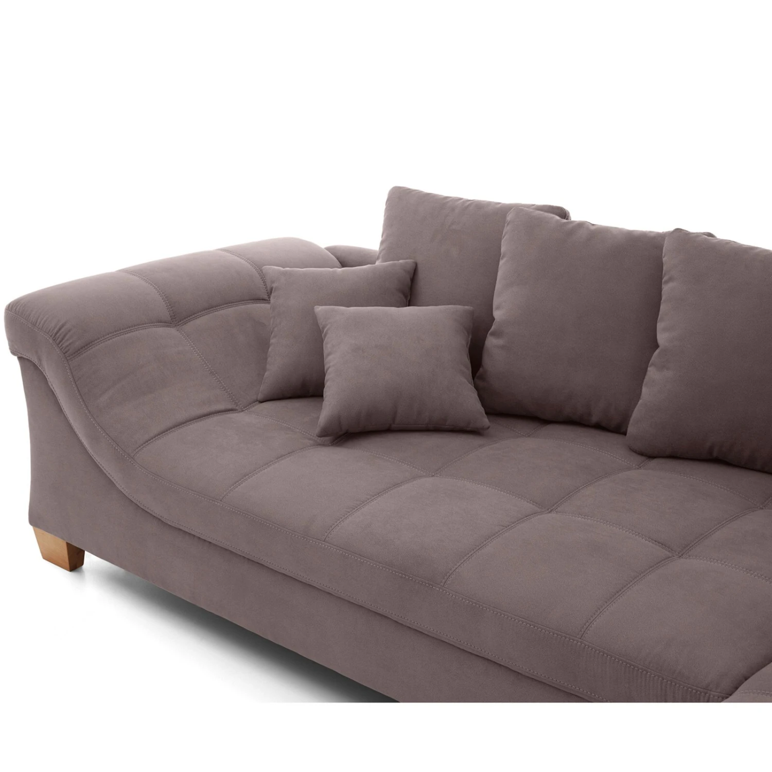 Ecksofa - taupe - Microfaser - beidseitig montierbar 4 Ecksofa - taupe - Microfaser - beidseitig montierbar – Bild 4