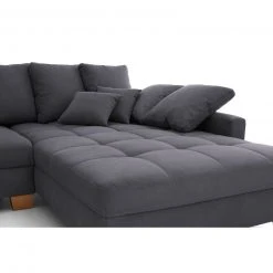 Ecksofa - anthrazit - Microfaser - beidseitig montierbar -Wohnzimmer Verkäufe 0255015802 05 1600Wx1600H
