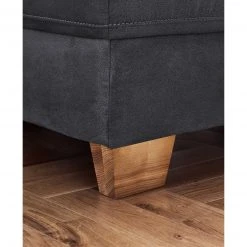 Ecksofa - anthrazit - Microfaser - beidseitig montierbar -Wohnzimmer Verkäufe 0255015802 10 1600Wx1600H