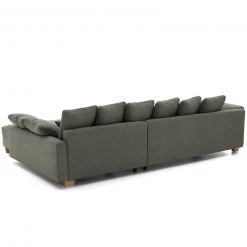 Ecksofa - green - Microfaser - beidseitig montierbar -Wohnzimmer Verkäufe 0255015803 03 1600Wx1600H