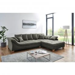 Ecksofa - green - Microfaser - beidseitig montierbar -Wohnzimmer Verkäufe 0255015803 08 1600Wx1600H
