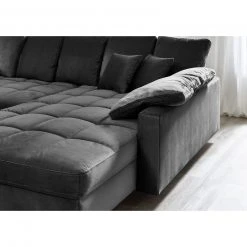 Ecksofa - anthrazit - Microfaser -Wohnzimmer Verkäufe 0255016000 10 1600Wx1600H