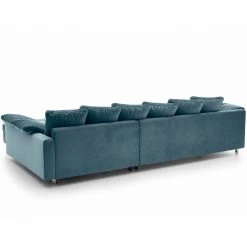 Ecksofa - petrol - Microfaser 15 Ecksofa - petrol - Microfaser -Wohnzimmer Verkäufe 0255016001 03 1600Wx1600H