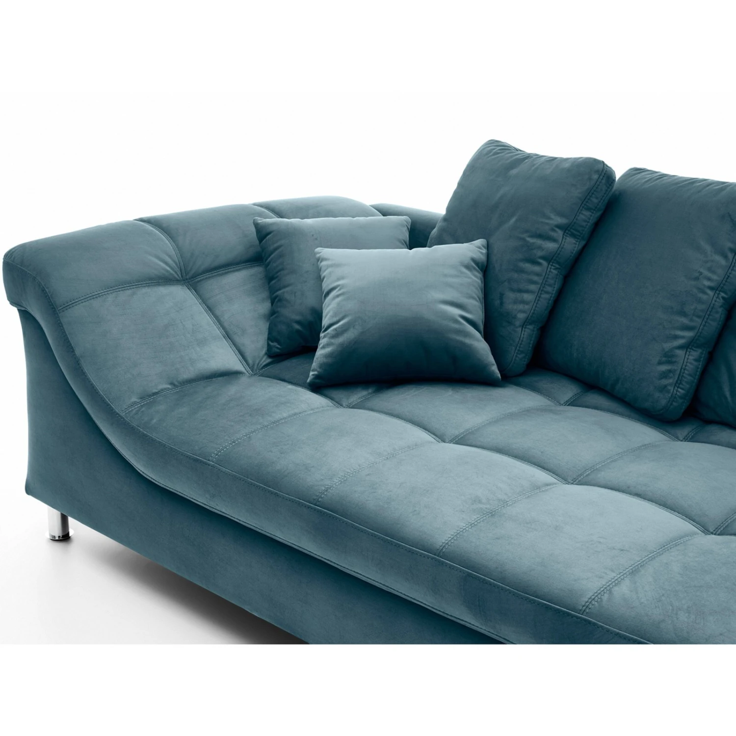 Ecksofa - petrol - Microfaser 5 Ecksofa - petrol - Microfaser – Bild 5