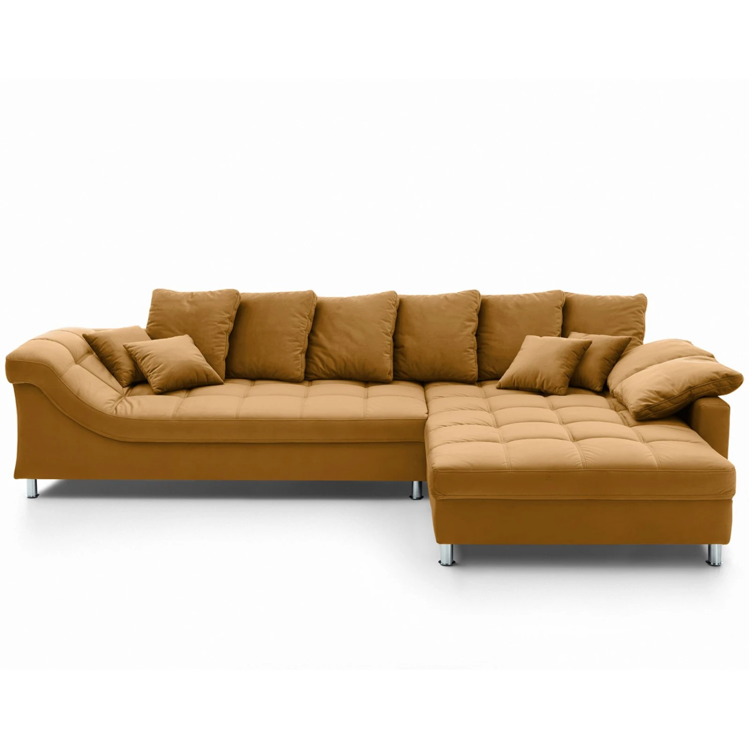 Ecksofa - curry - Microfaser 2 Ecksofa - curry - Microfaser – Bild 2