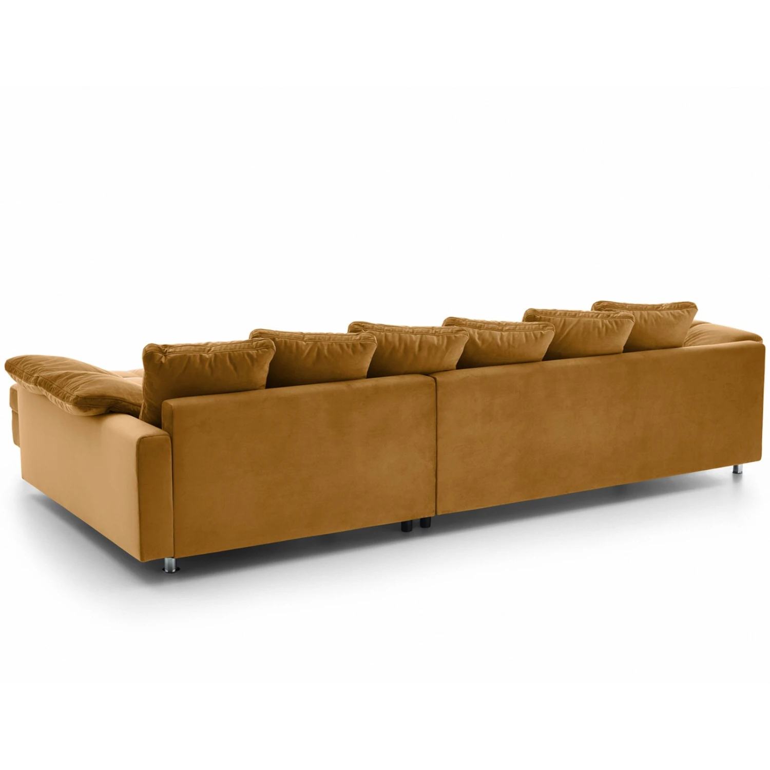 Ecksofa - curry - Microfaser 3 Ecksofa - curry - Microfaser – Bild 3
