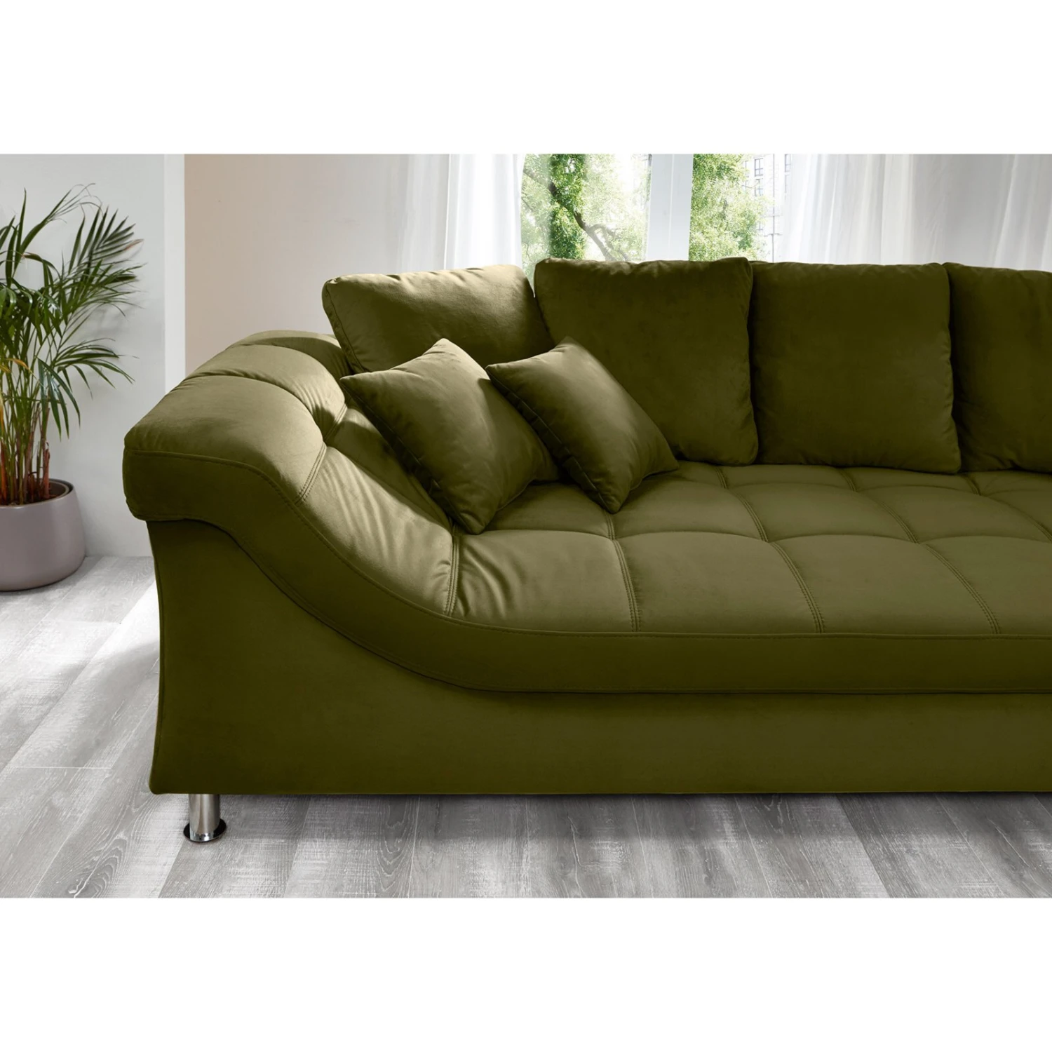 Ecksofa - lime - Microfaser 9 Ecksofa - lime - Microfaser – Bild 9