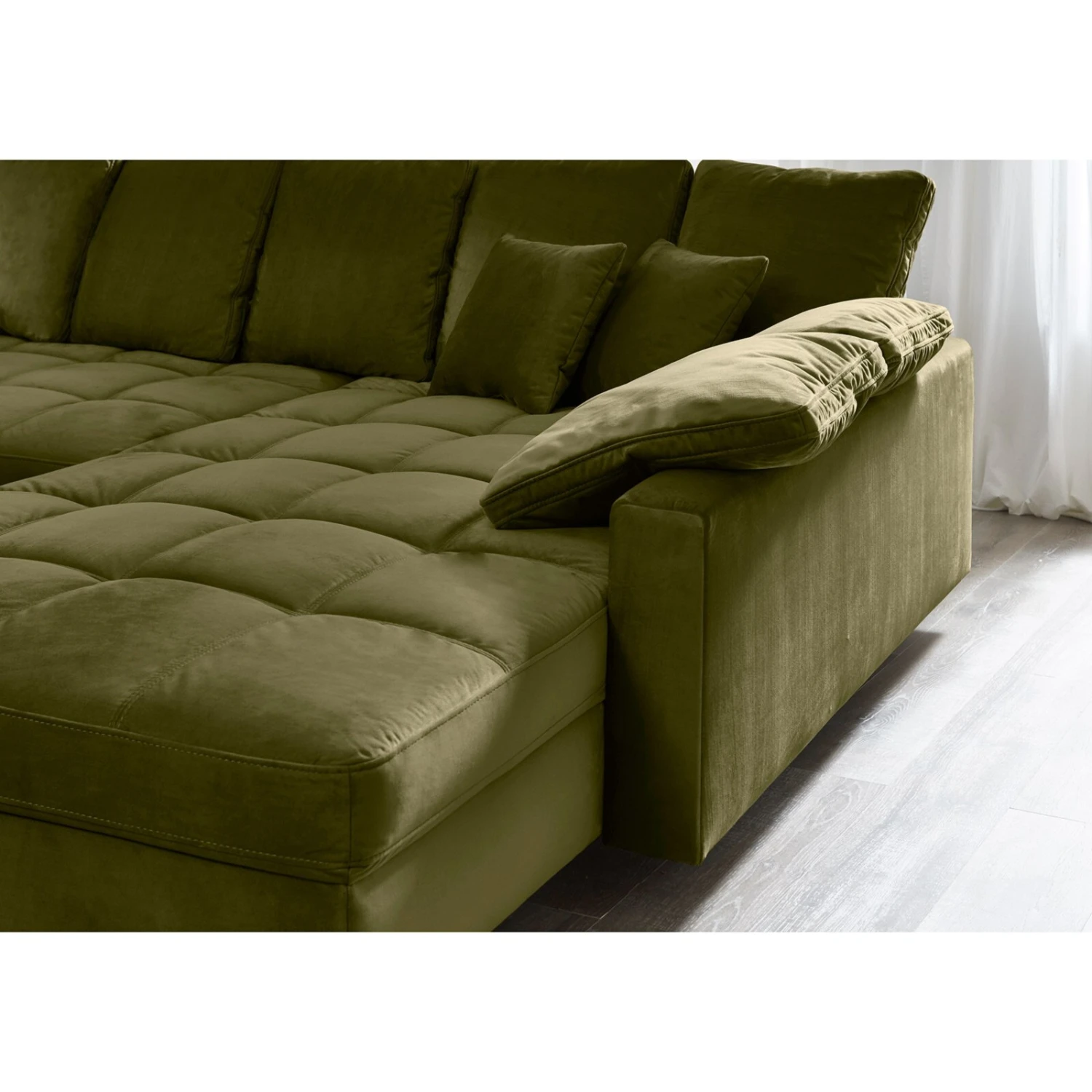 Ecksofa - lime - Microfaser 10 Ecksofa - lime - Microfaser – Bild 10