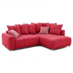 Ecksofa - rot - Liegefunktion