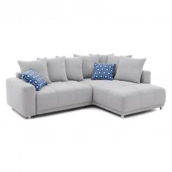 Ecksofa - grau - Liegefunktion