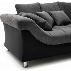 Ecksofa - anthrazit-schwarz - beidseitig montierbar -Wohnzimmer Verkäufe 0255017901 03 1600Wx1600H