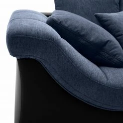 Ecksofa - blau-schwarz - beidseitig montierbar -Wohnzimmer Verkäufe 0255017904 04 1600Wx1600H