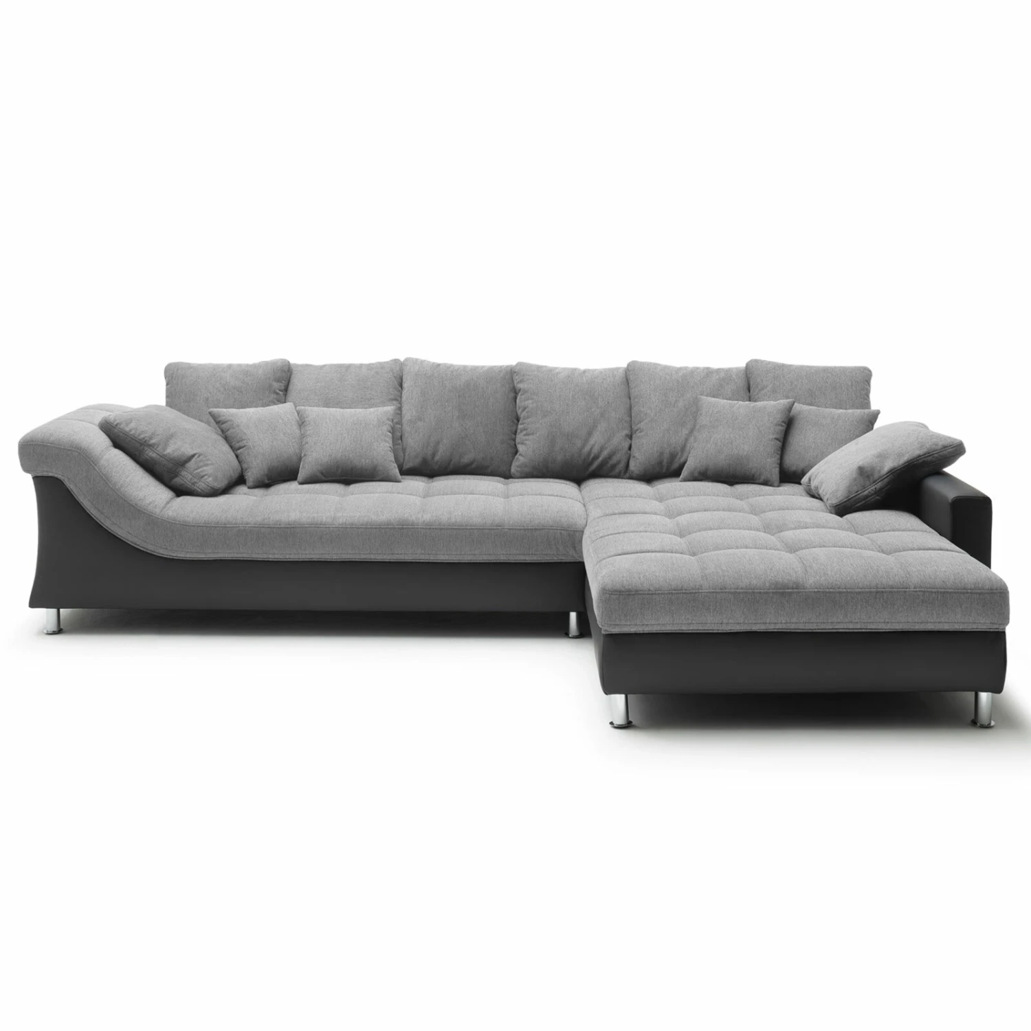 Ecksofa - grau-anthrazit - beidseitig montierbar 2 Ecksofa - grau-anthrazit - beidseitig montierbar – Bild 2