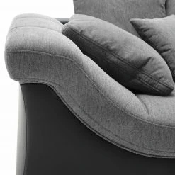 Ecksofa - grau-anthrazit - beidseitig montierbar 9 Ecksofa - grau-anthrazit - beidseitig montierbar -Wohnzimmer Verkäufe 0255017906 04 1600Wx1600H
