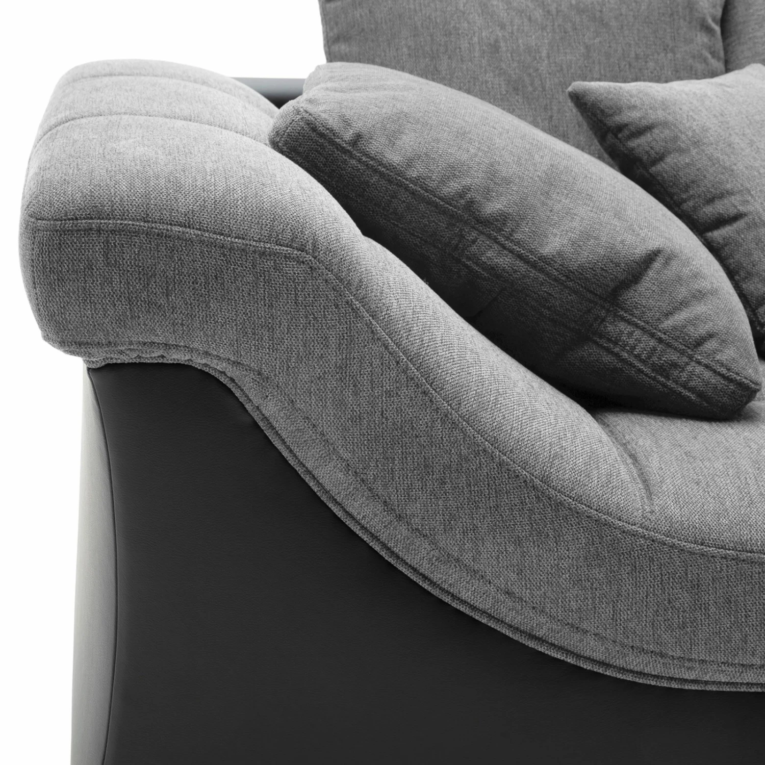 Ecksofa - grau-anthrazit - beidseitig montierbar 4 Ecksofa - grau-anthrazit - beidseitig montierbar – Bild 4